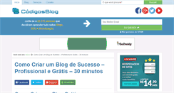 Desktop Screenshot of codigosblog.com.br