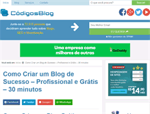 Tablet Screenshot of codigosblog.com.br